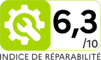 Korjattavuusindeksi 6,3 / 10
